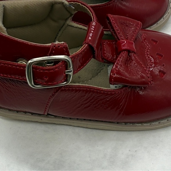 Toddler Red Dress Shoes Patent leather and Strap. Size 20 EU 4.5 US - Picture 8 of 8